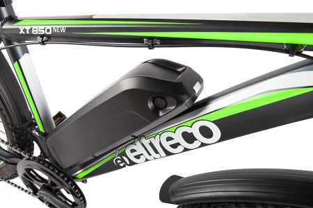 Электровелосипед Eltreco XT 850 new (серо-зеленый-2145)