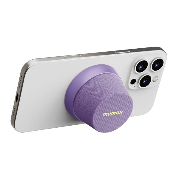 Портативная колонка MOMAX 1-Vibe Go Snap&Go Magnetic (BS6HKU) Purple