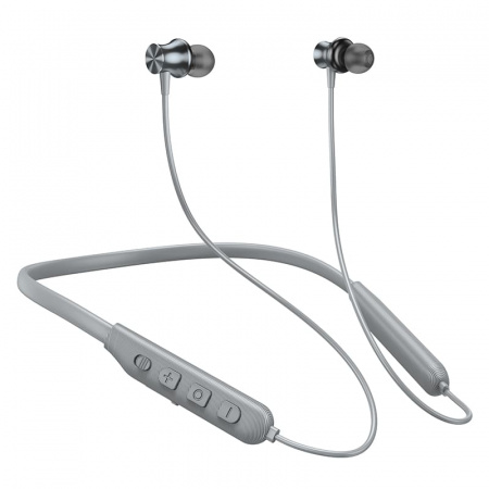 Беспроводные наушники для спорта Hoco ES64 Easy Sound, Bluetooth, 200 мАч, серый