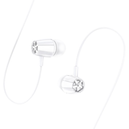 Проводные наушники Hoco M88 Graceful, Jack 3.5mm, 1.2 м, белый