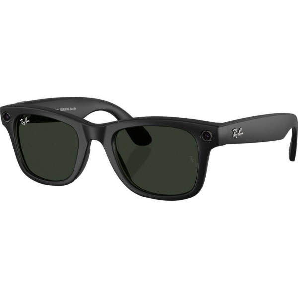 Ray‑Ban Meta Wayfarer Gen 1 RW4008 Matte Black / Transitions Graphite Green, 53–22