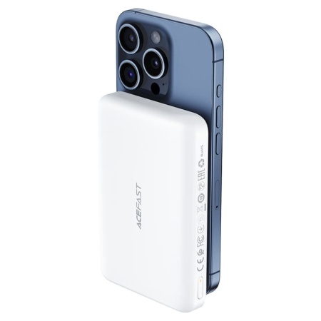 Портативный аккумулятор AceFast Magnetic M26 10000mAh White