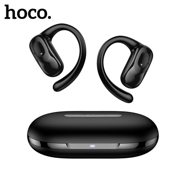 Беспроводные наушники Hoco EA13 Joy Open, открытая посадка, Bluetooth 6.0, до 7 часов, чёрные