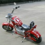 Электромотоцикл GreenCamel Chopper C100, 60V 1000W R12 красный