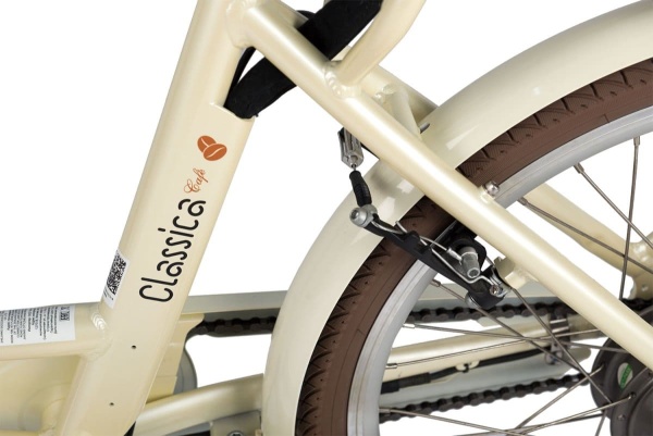Электровелосипед Benelli City Classica Café 24 (Белый-3231)