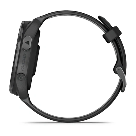 Garmin Forerunner 965 чёрный: правый профиль и кнопки