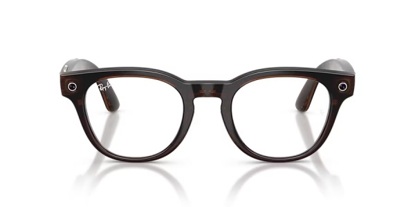 Ray‑Ban Meta Scriber Optics Gen 2 RW7002 8532 Shiny Transparent Umber, 49–22