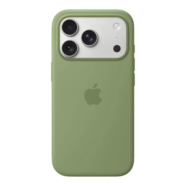 Чехол Silicone Case MagSafe совместим с ремешком через плечо 17 Pro Light Moss