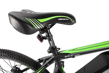 Электровелосипед Eltreco XT 600 (черно-зеленый-2130)
