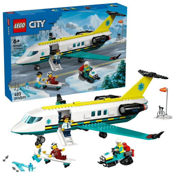 LEGO City Emergency Air Ambulance Airplane (60465)
