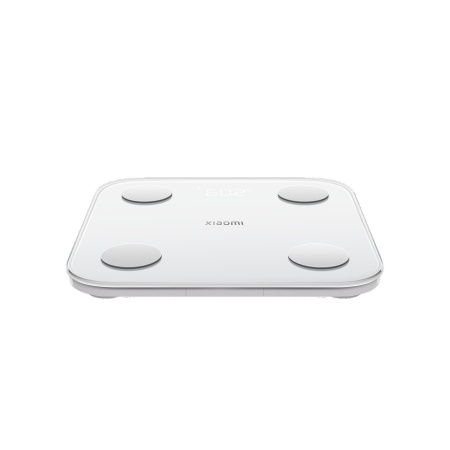 Умные весы Xiaomi Body Composition Scale S400 (MJTZC01YM), белые — на белом фоне