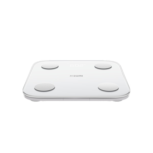 Умные весы Xiaomi Body Composition Scale S400 (MJTZC01YM), белые — на белом фоне