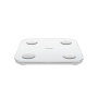 Умные весы Xiaomi Body Composition Scale S400 (MJTZC01YM), белые — на белом фоне