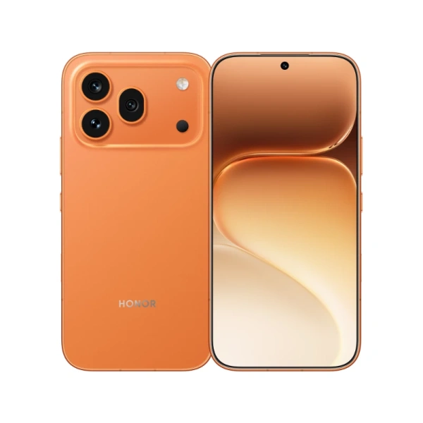 Смартфон Honor 600 Pro 12/512GB Orange — на белом фоне