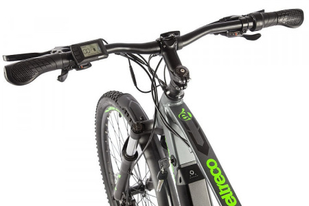 Велогибрид Eltreco Ultra MAX (Серо-зеленый-2507)